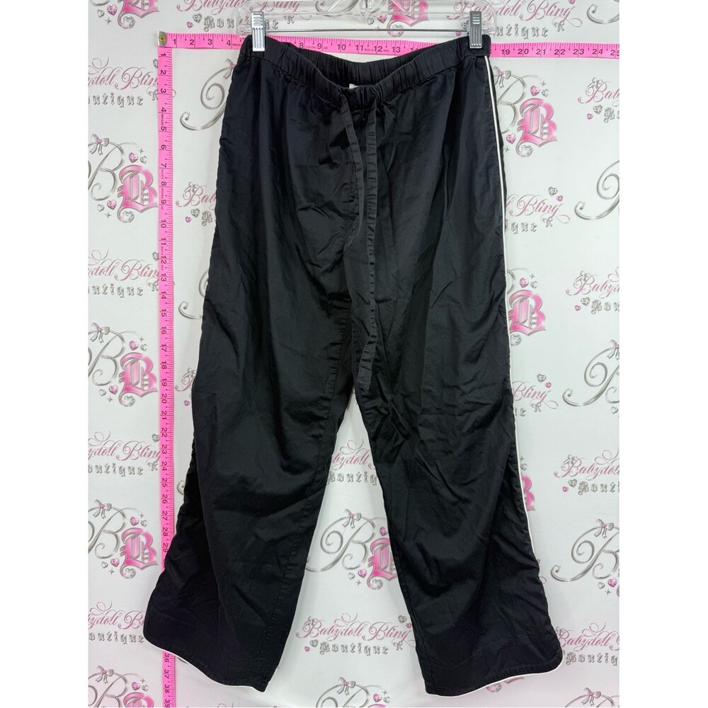 Love & lore Black Women's Pajama Pants with Drawstring Waist